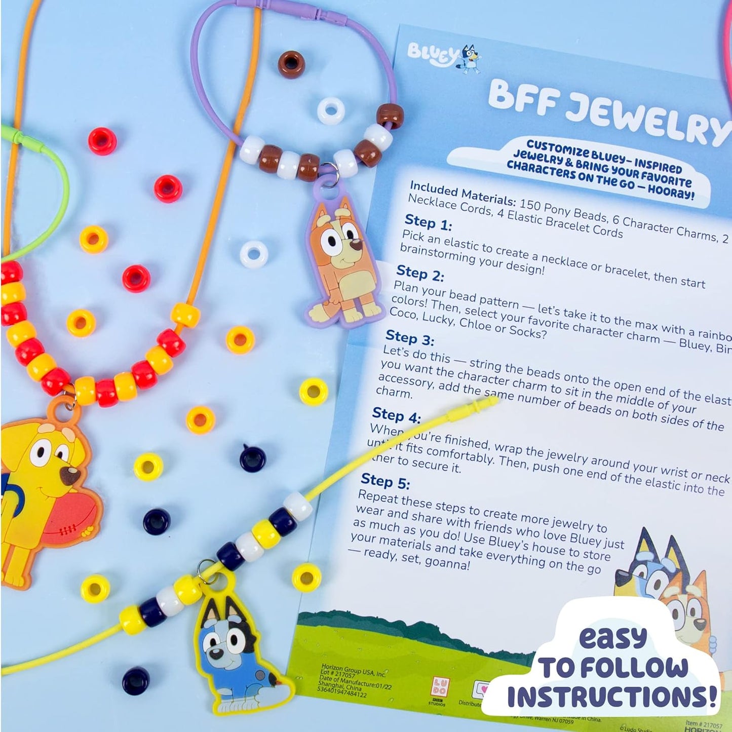 Kit de joyería bluey