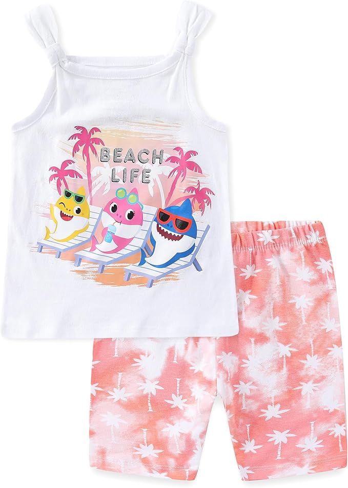 Conjunto de camiseta sin mangas y pantalones cortos