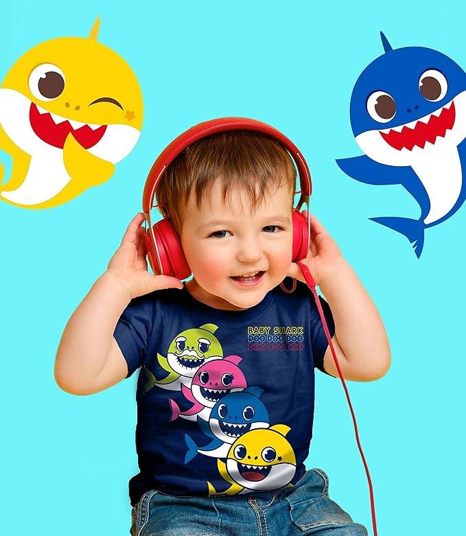 Camisetas gráfica de tiburón bebé