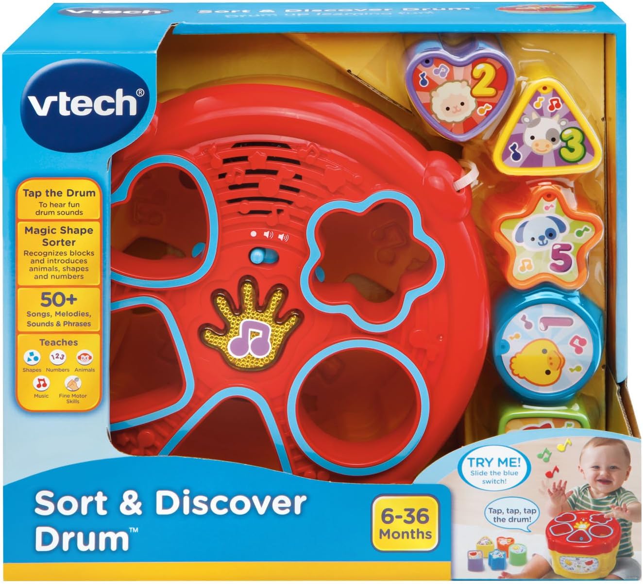 VTech Ordenar y descubrir el tambor