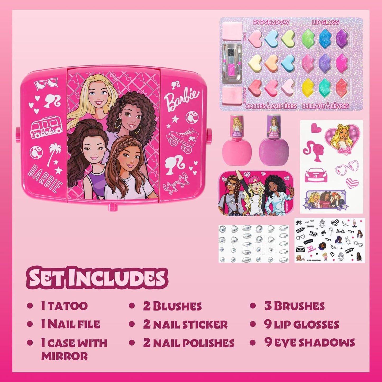 Barbie Beauty Vanity Set con espejo iluminado