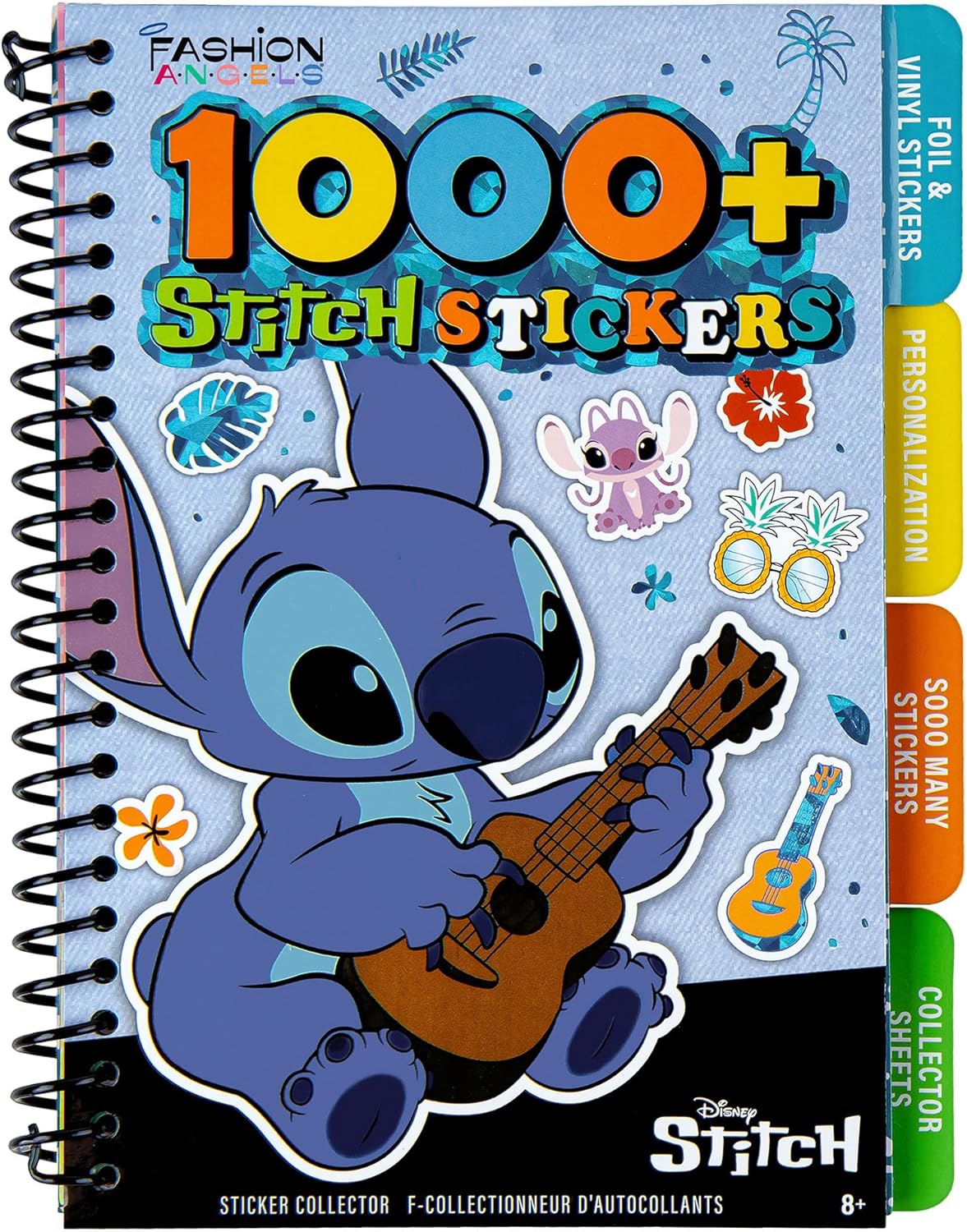 Libro de calcomanías de Disney Stitch, incluye más de 1,000