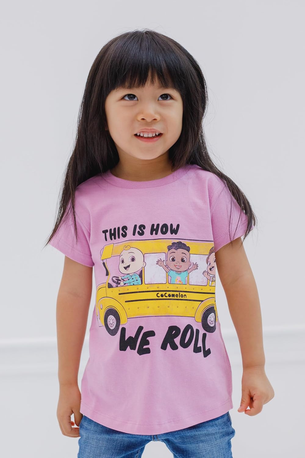 Ropa CoComelon JJ Cody Nina - Paquete de 2 camisetas