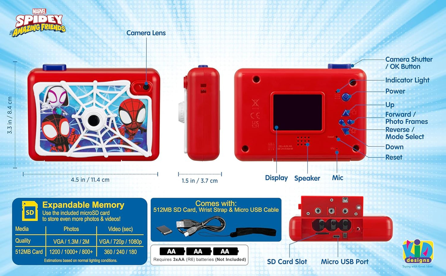 Spidey and His Amazing Friends - Cámara