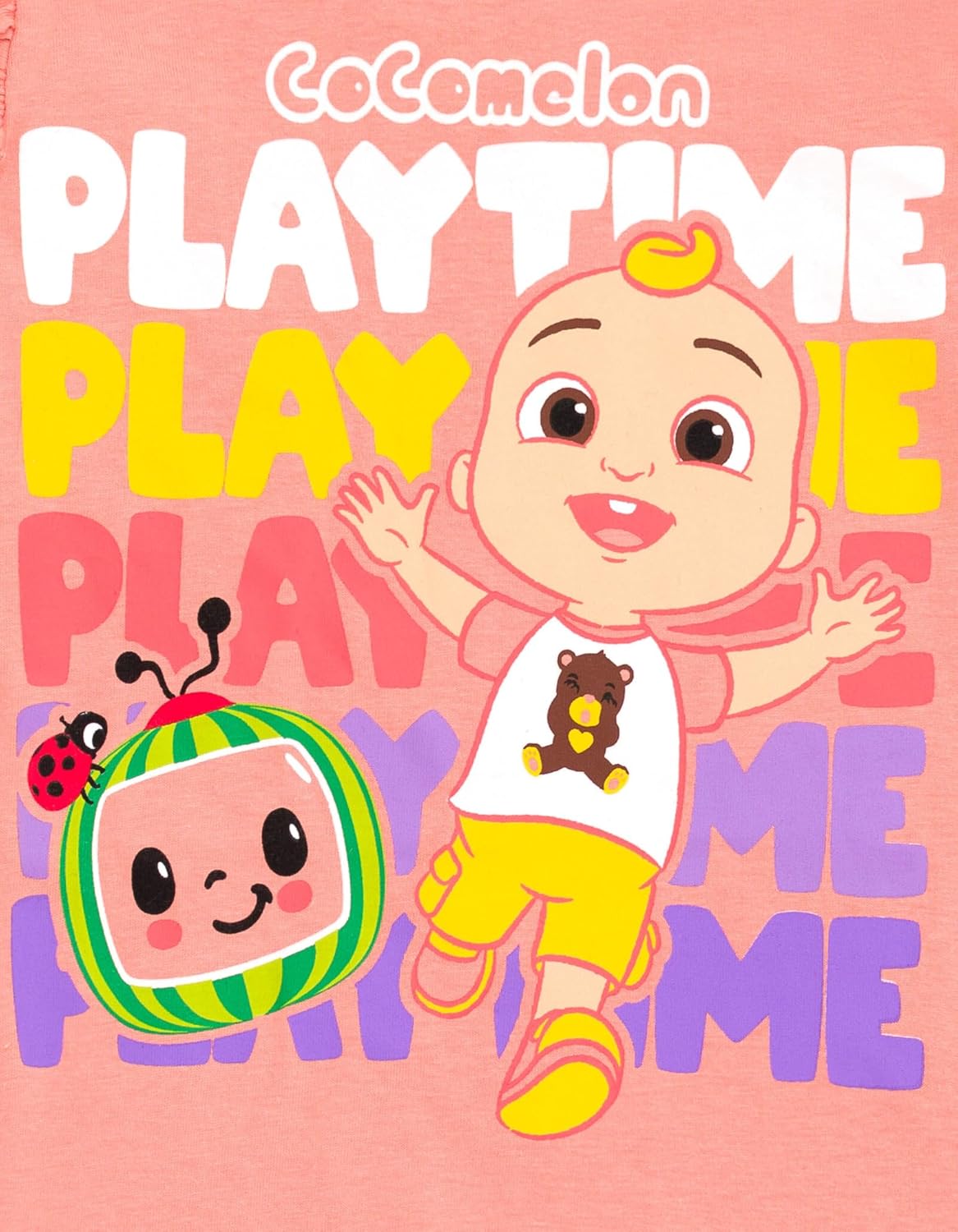 Ropa CoComelon JJ Cody Nina - Paquete de 2 camisetas