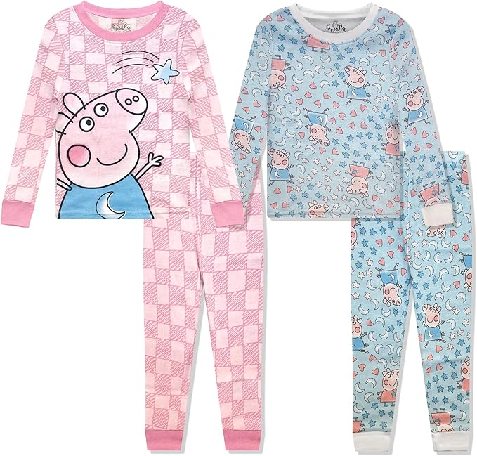 Peppa Pig Conjunto de pijama de 4 piezas