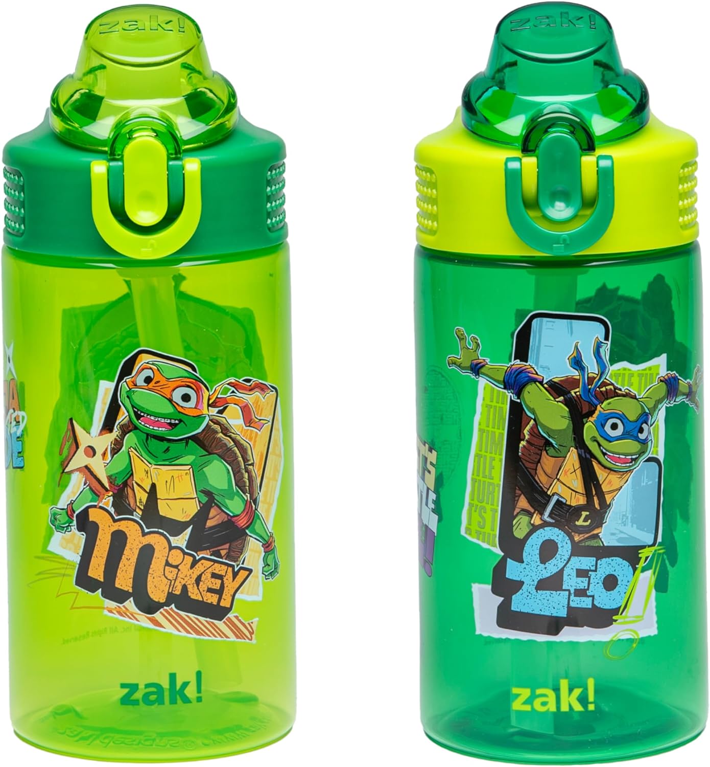 Zak Designs Cubierta de plástico duradera (16 onzas, juego de 2 unidades)