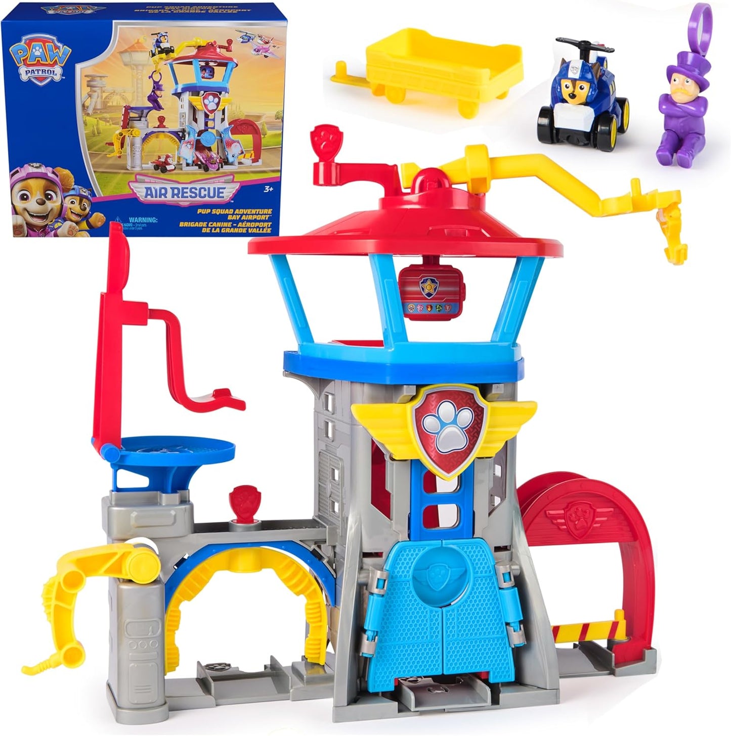 Paw Patrol con lanzador de vehículos