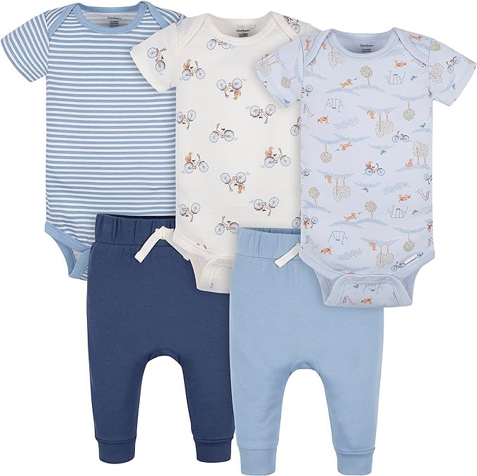 Gerber Conjunto de pantalón elástico casual