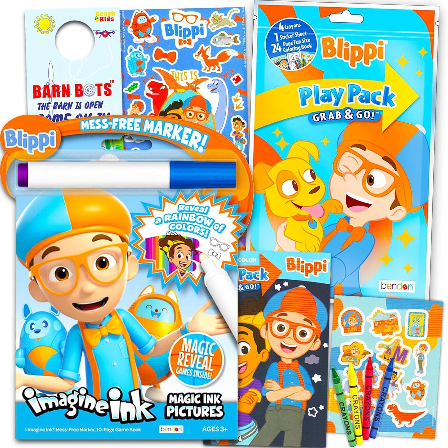 Blippi - Libros para colorear y actividades