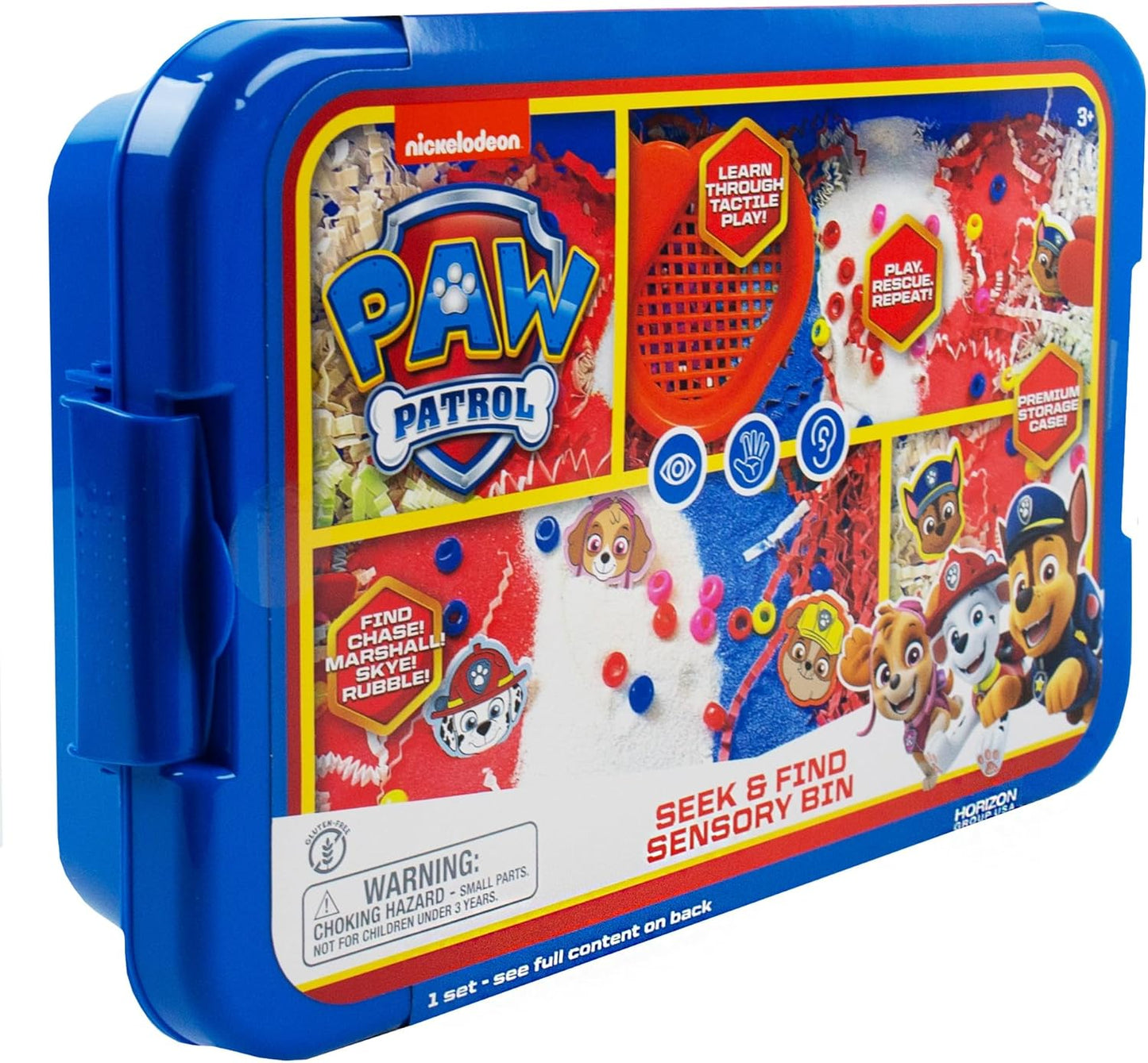 contenedor sensorial Paw Patrol