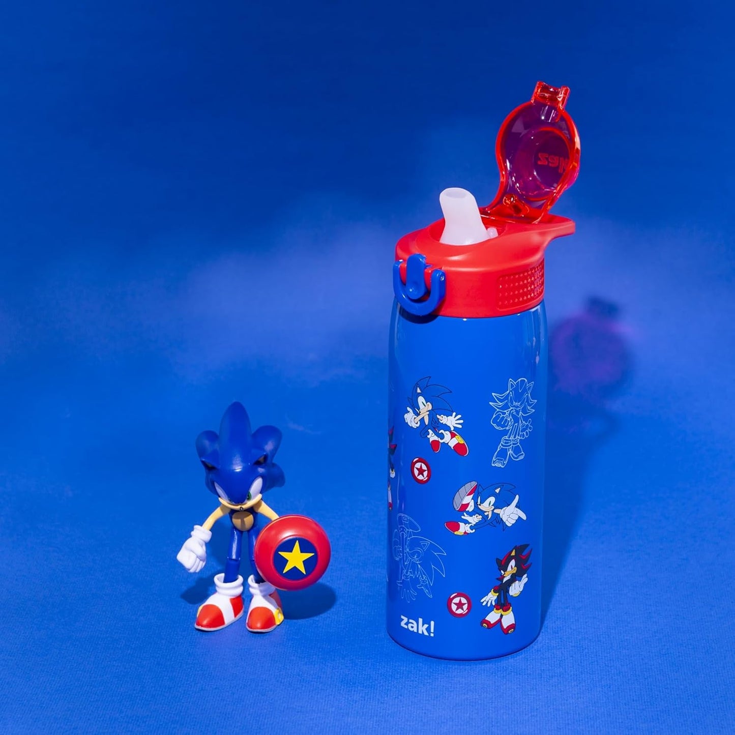 Zak Designs botella de agua de acero inoxidable de 19 onzas