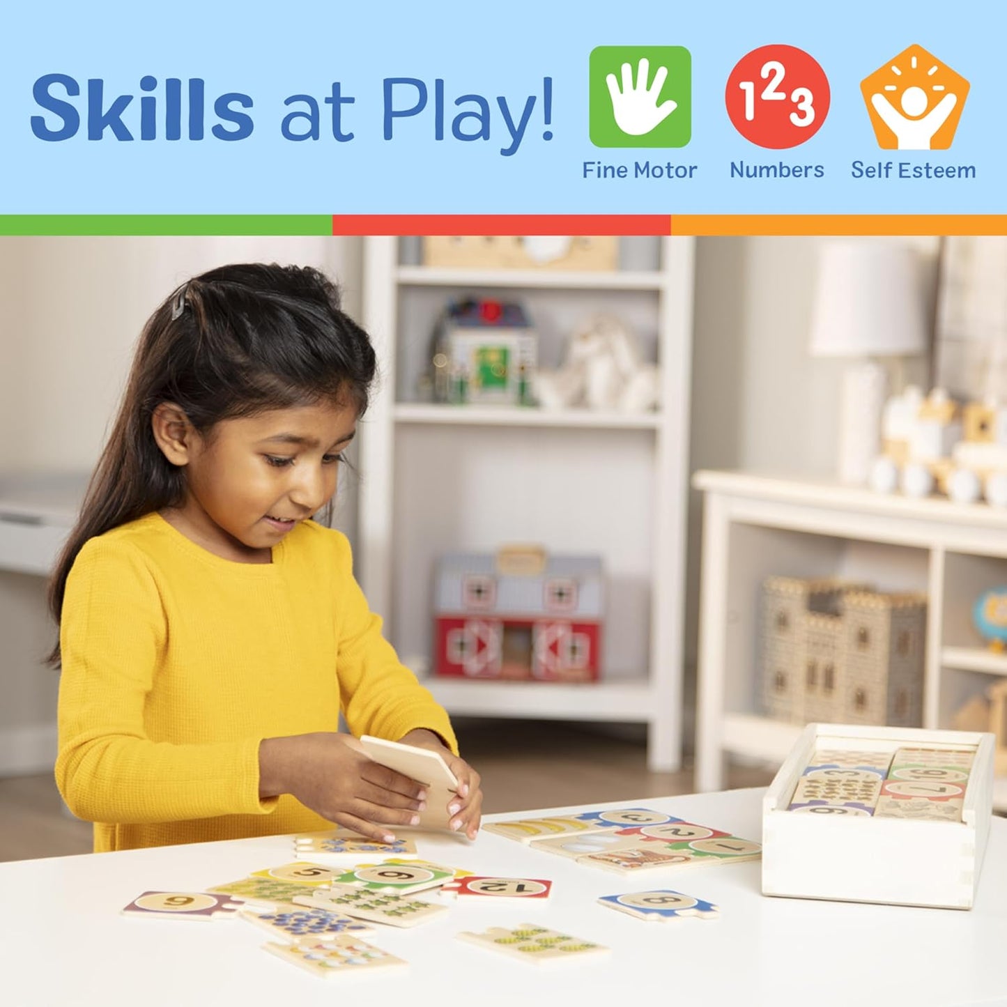 Melissa & Doug Rompecabezas de números