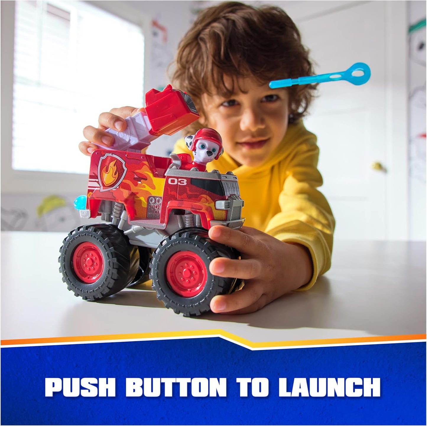 Paw Patrol - Camión de juguete con lanzador de proyectiles