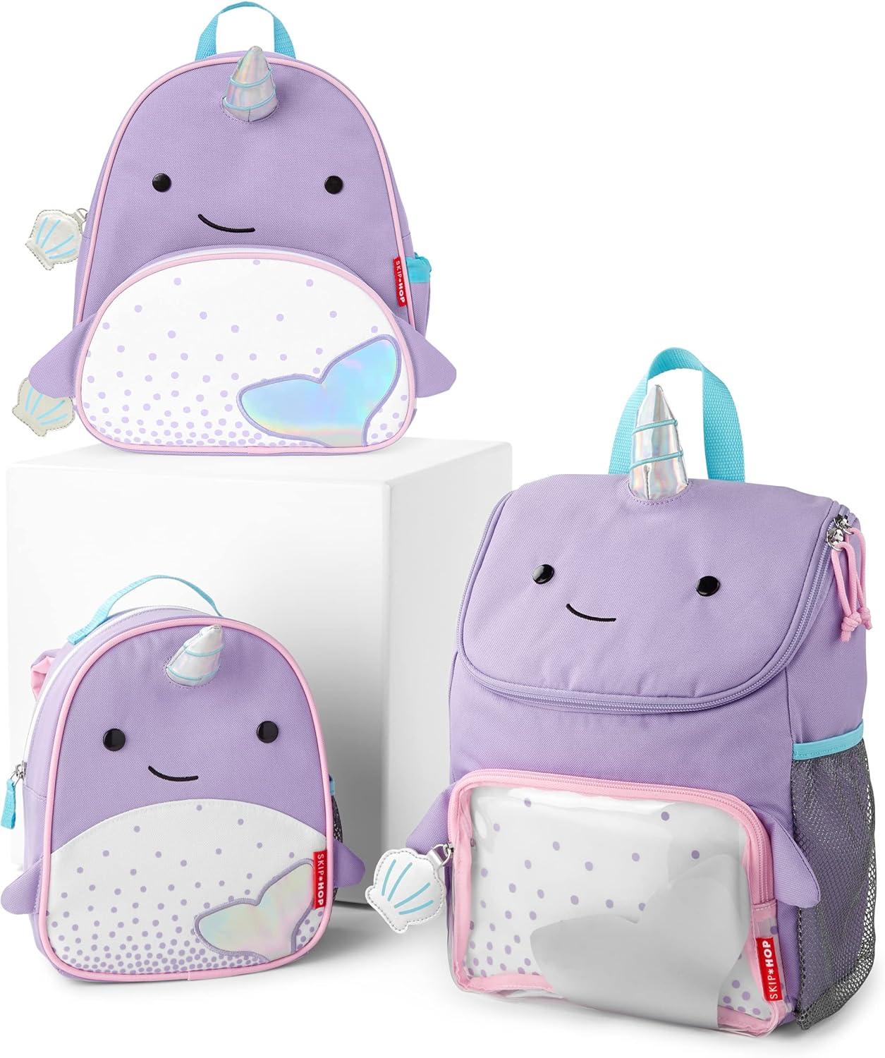 Skip Hop - Mochila para preescolar, colección Zoo Ballena 12 Pulgadas