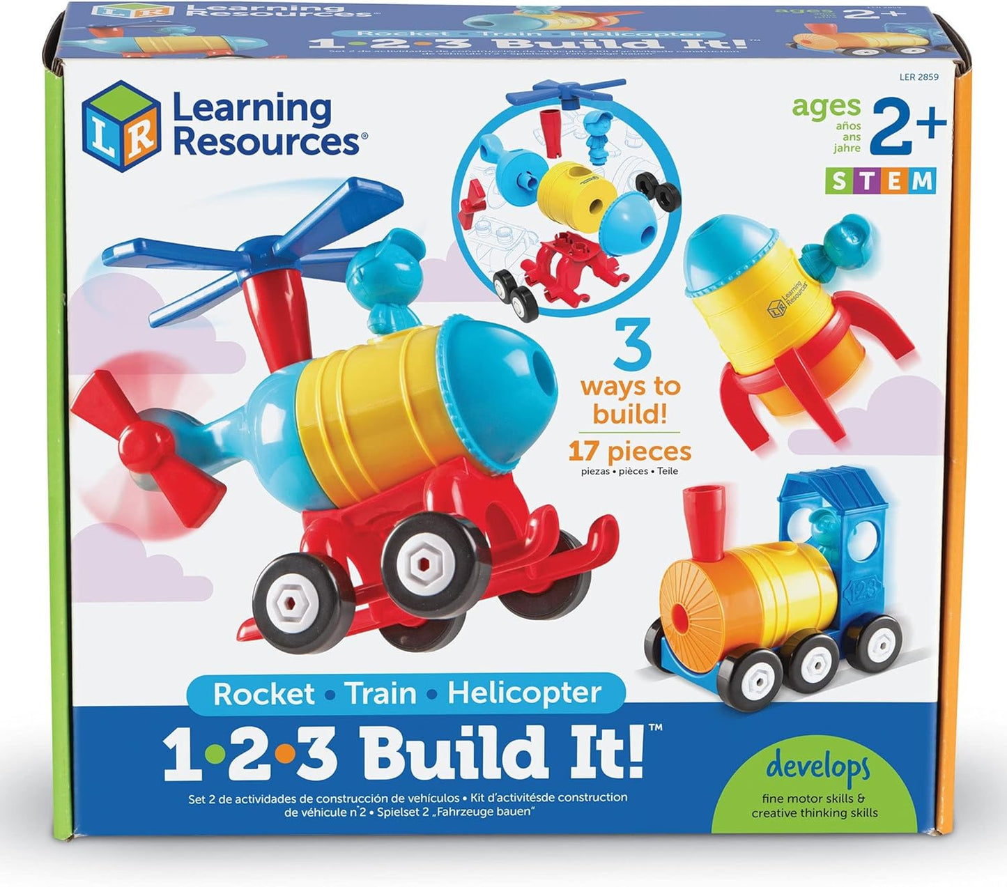 Learning Resources Juego de Construcción Helicoptero