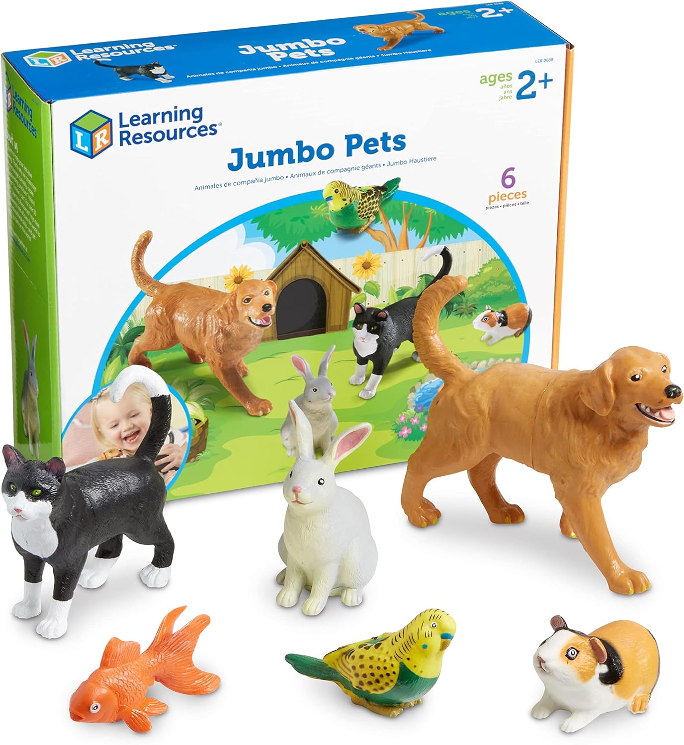 Learning Resources Jumbo - Animales mascotas