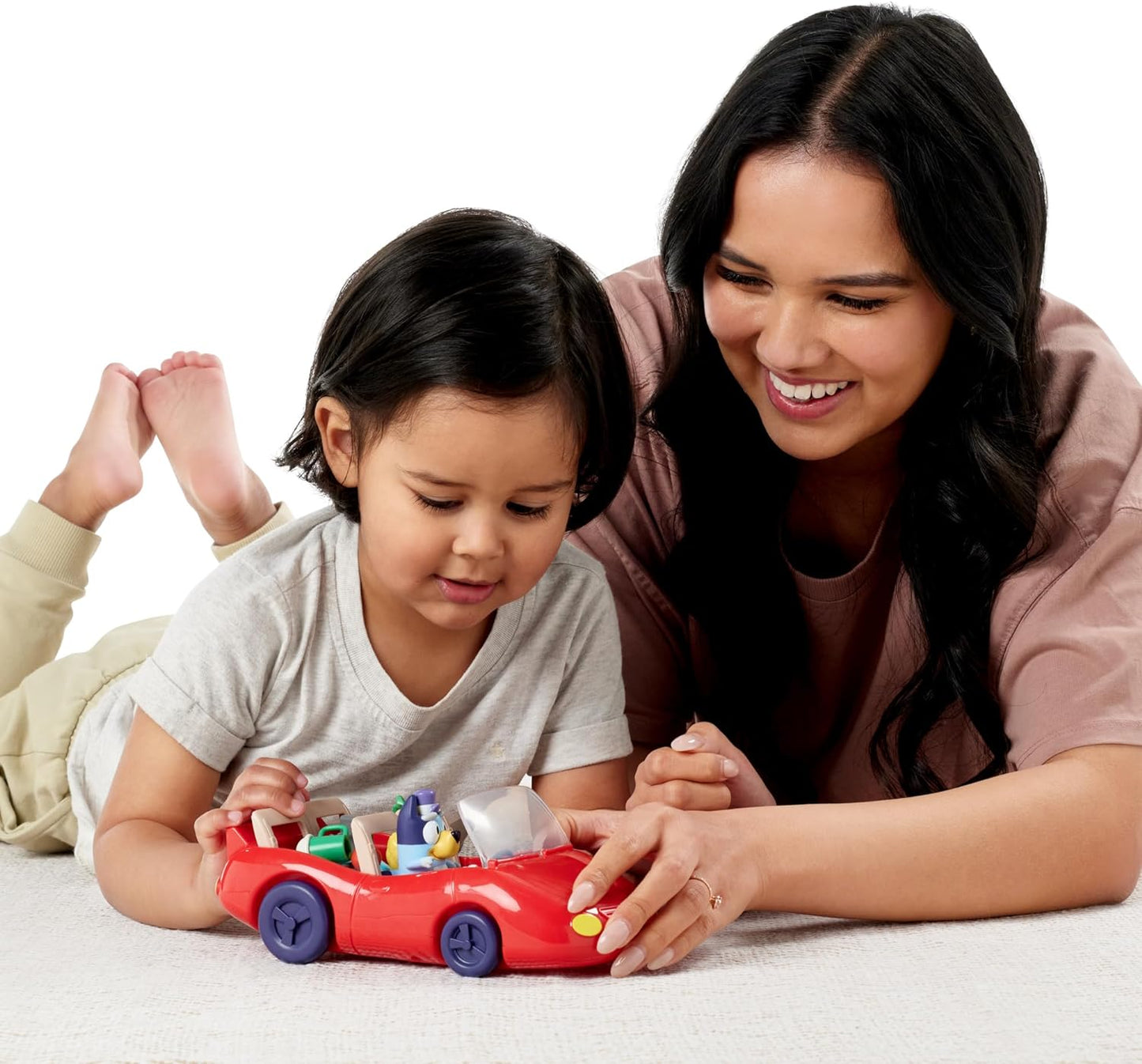 Bluey Paquete de vehículos y figuras, Escape Convertible con figura