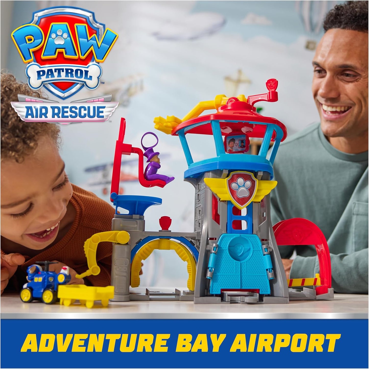 Paw Patrol con lanzador de vehículos