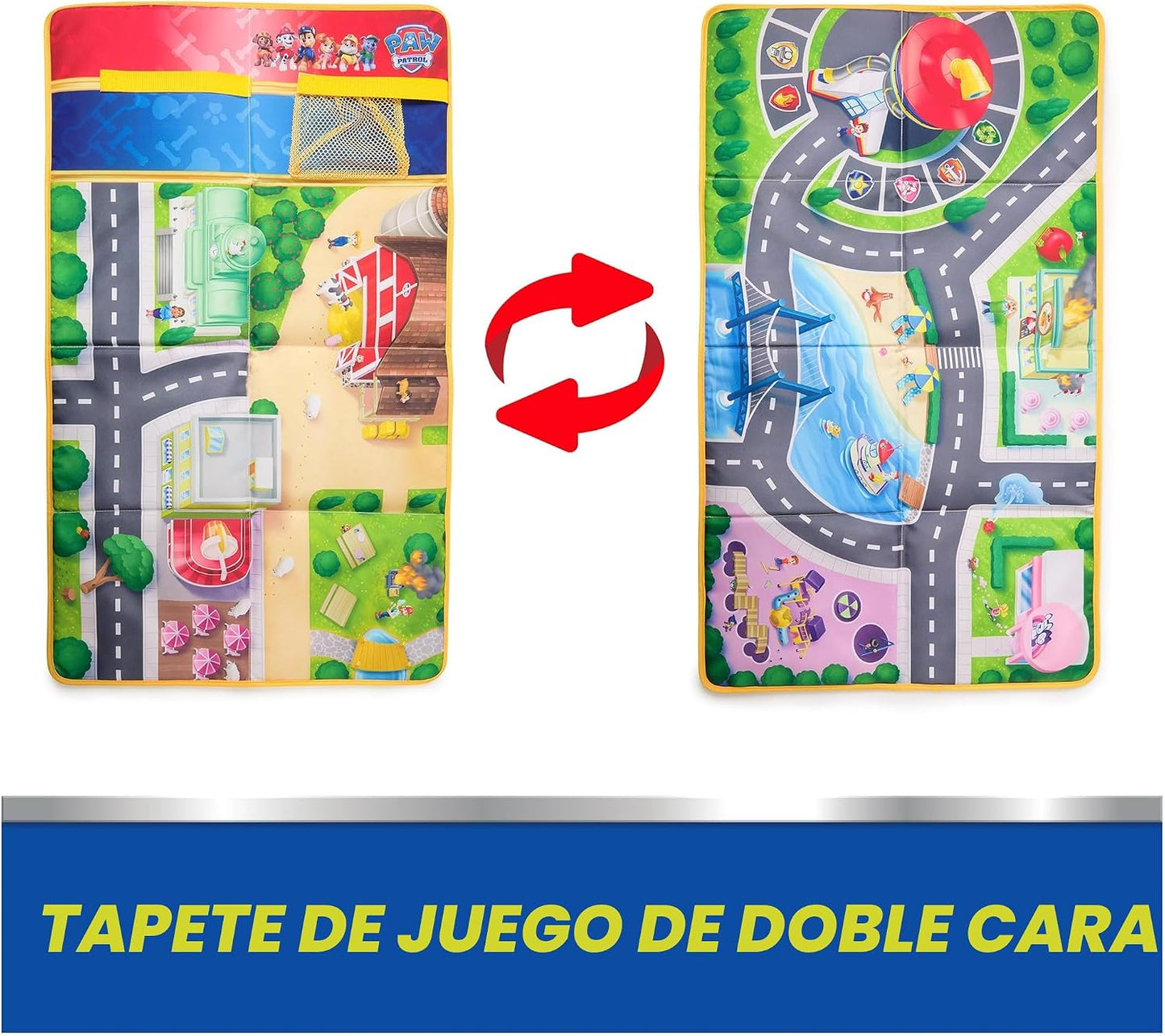 Tapete plegable de 33 pulgadas con vehículos exclusivos de Chase y Humdinger