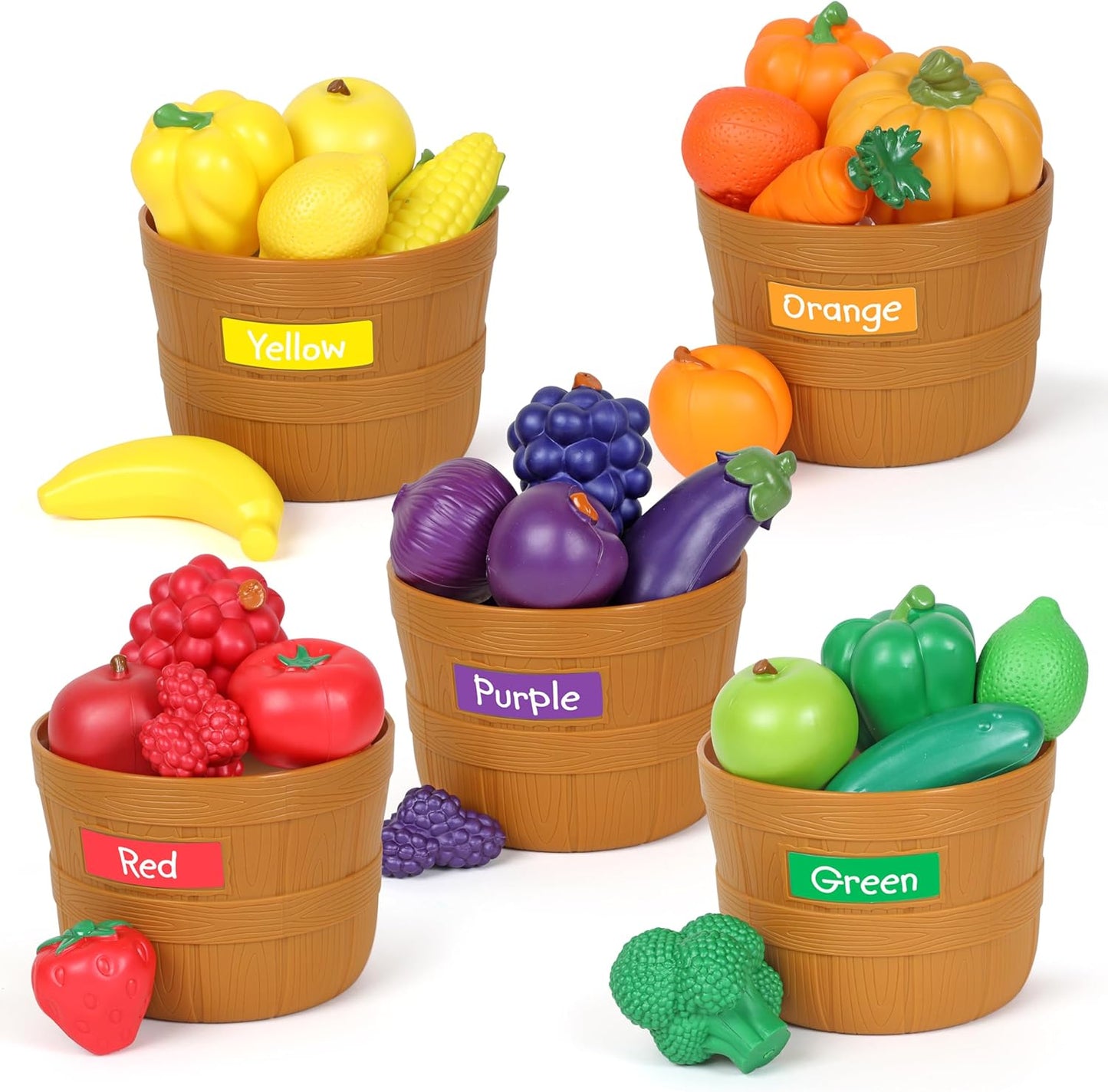 Verduras Clasificación de Colores