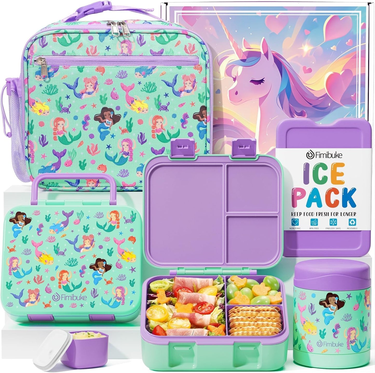 Kit de lonchera Fimibuke Sirena