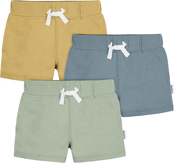 Gerber Paquete de 3 pantalones cortos