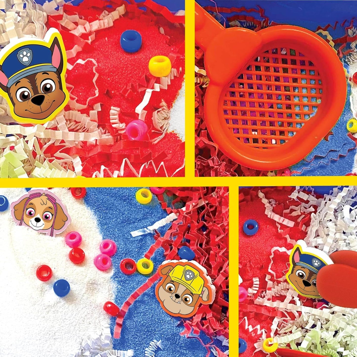 contenedor sensorial Paw Patrol