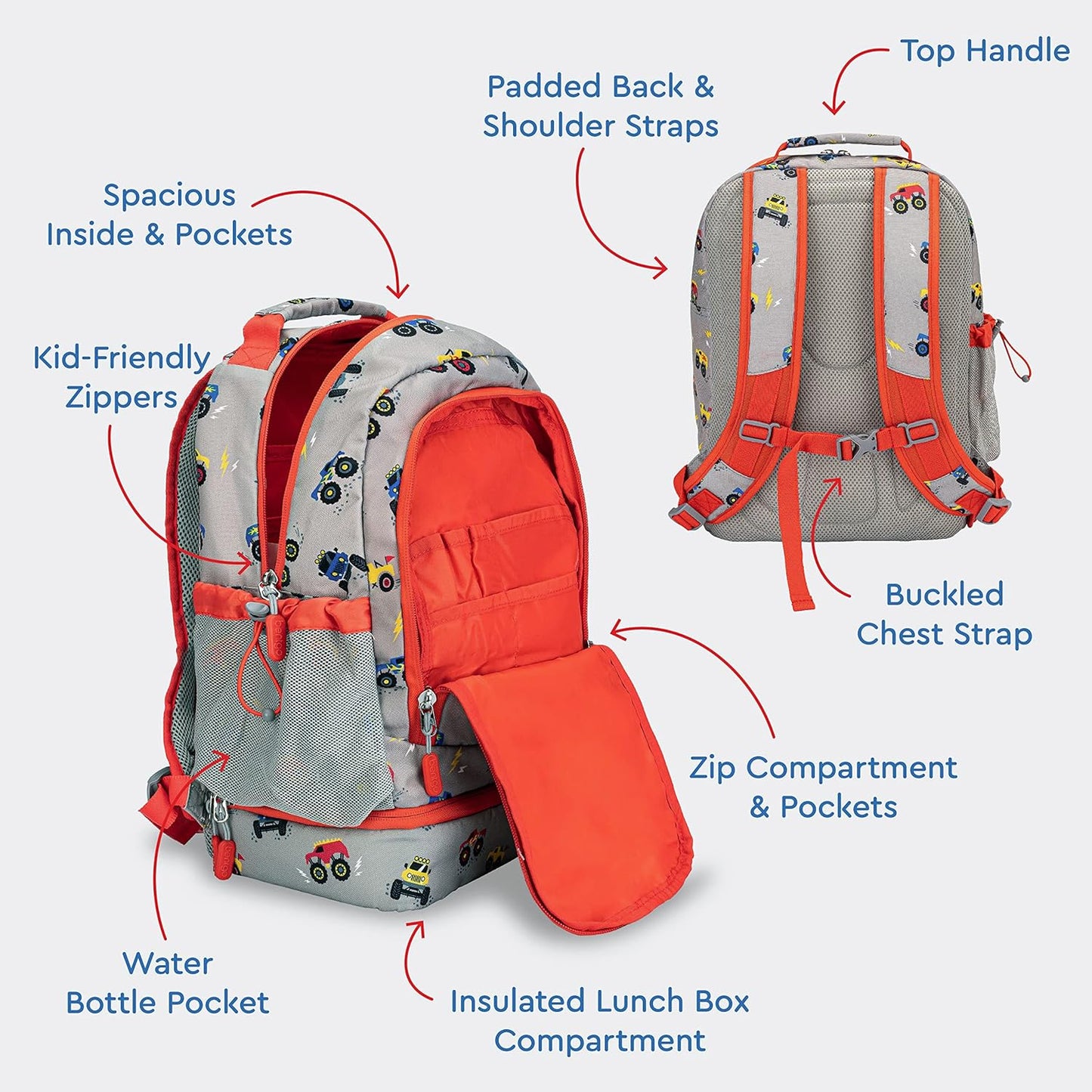 Bentgo® Mochila ligera y duradera de 16 pulgadas