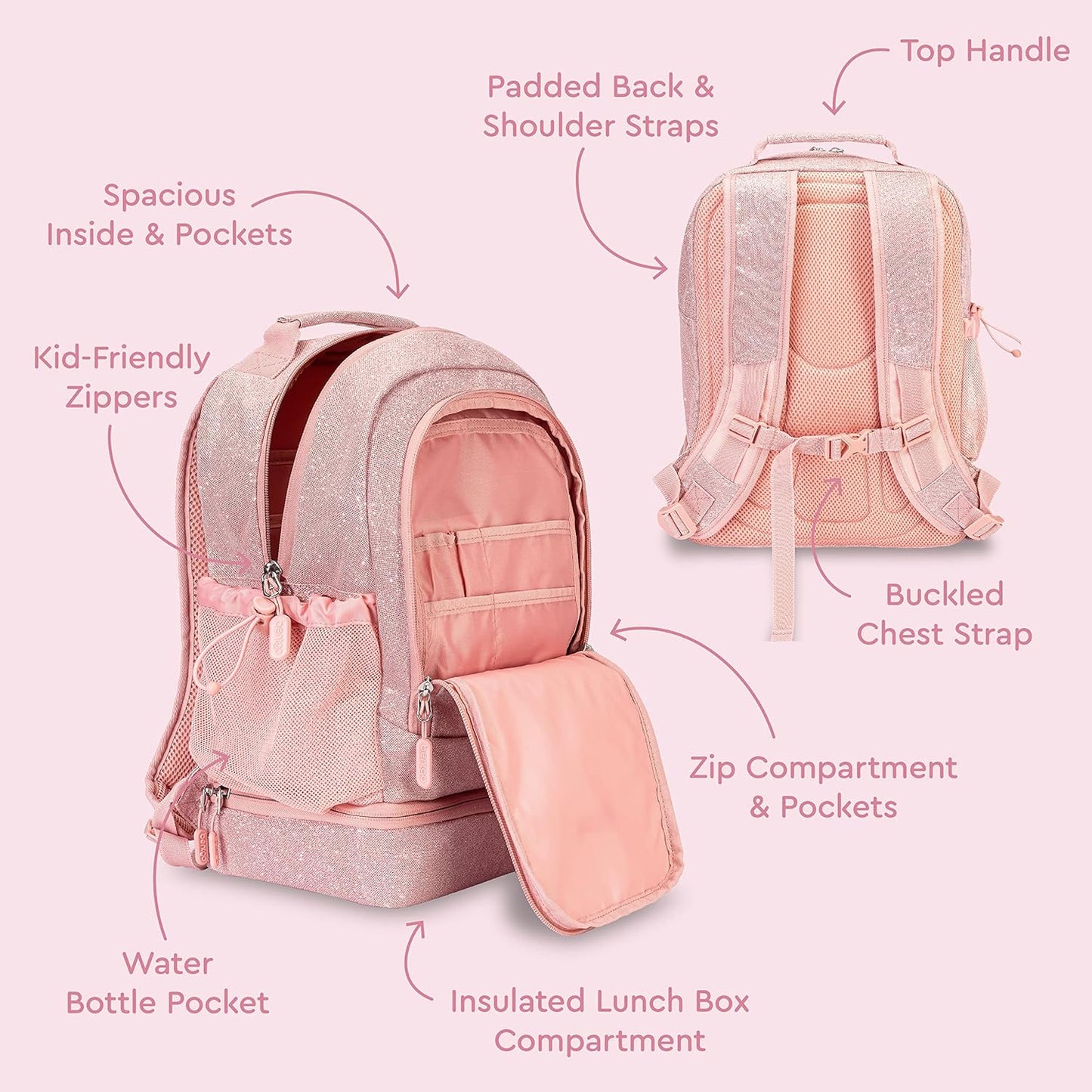Bentgo® Mochila ligera y duradera de 16 pulgadas