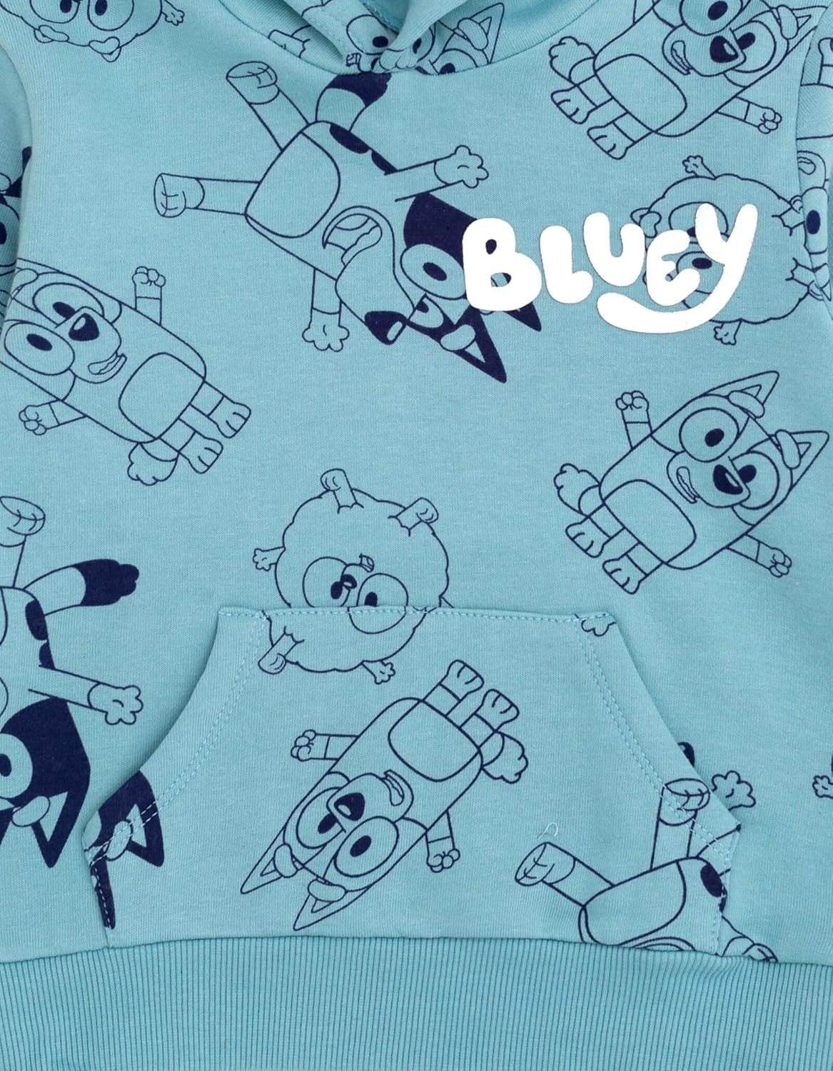 Bluey Conjunto de sudadera con capucha y pantalones
