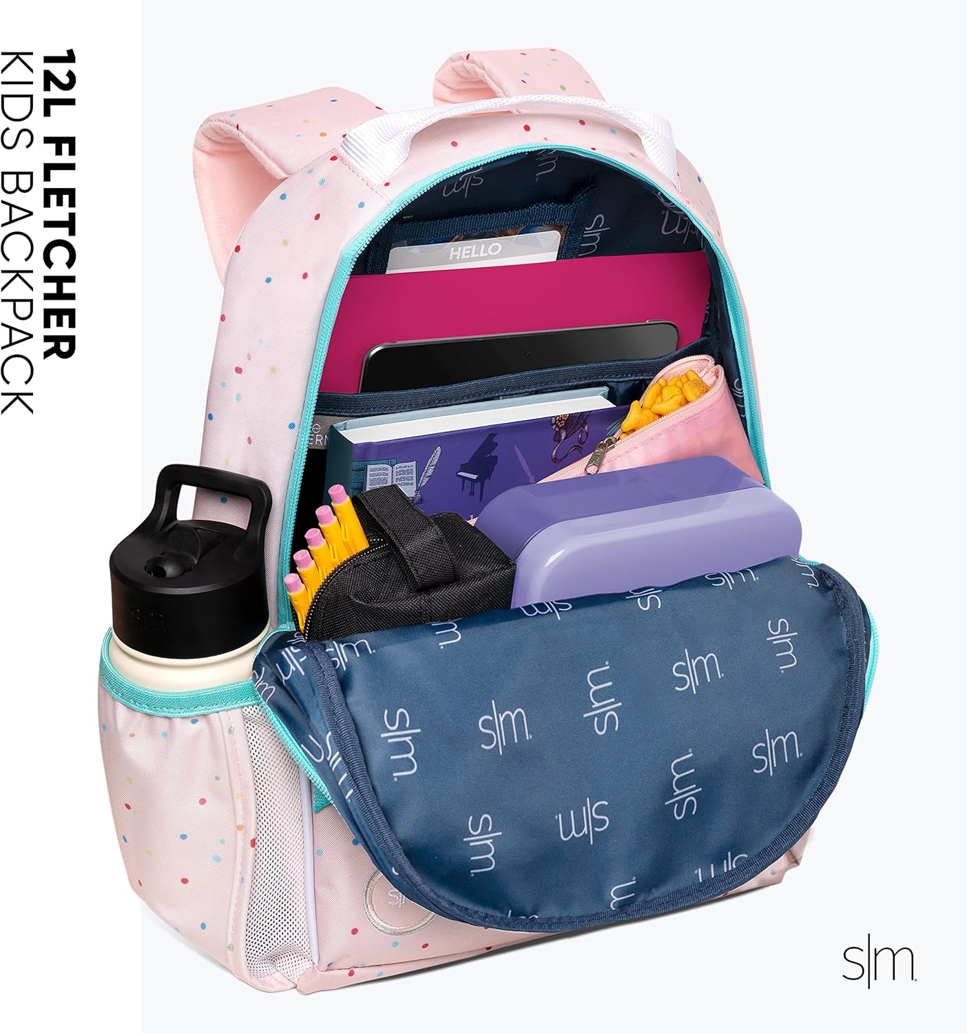 Simple Modern Mochila mediana de Peppa Pig 15 Pulgadas