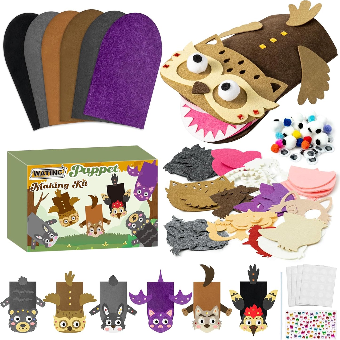 Kit para hacer marionetas de mano