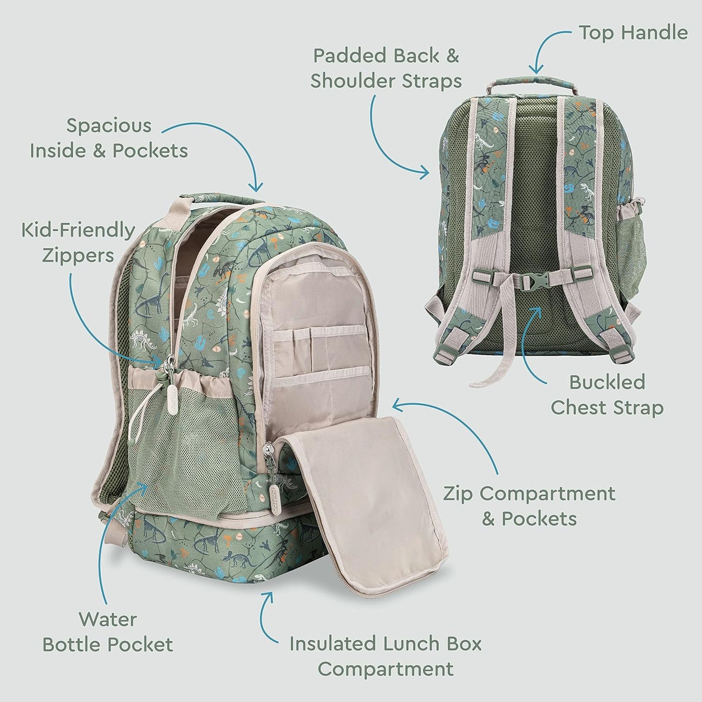 Bentgo® Mochila ligera y duradera de 16 pulgadas