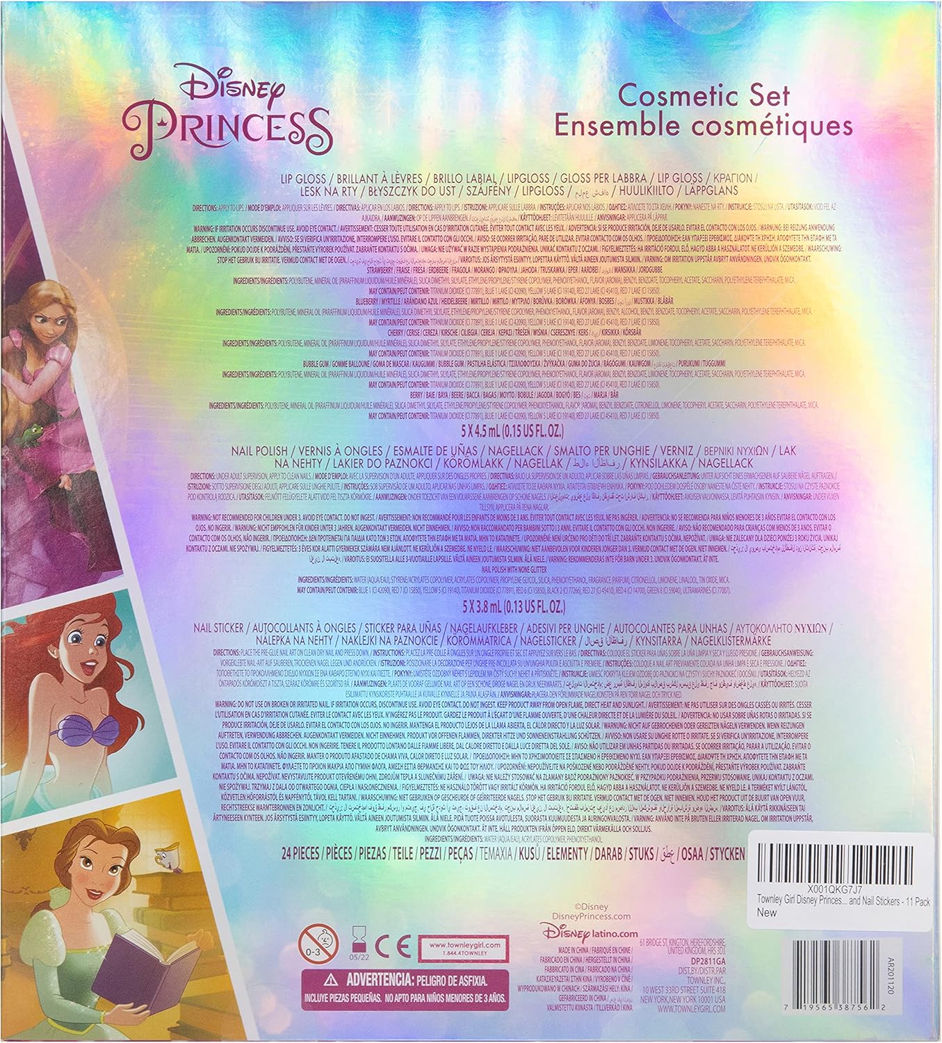 Set de maquillaje Disney's Princess