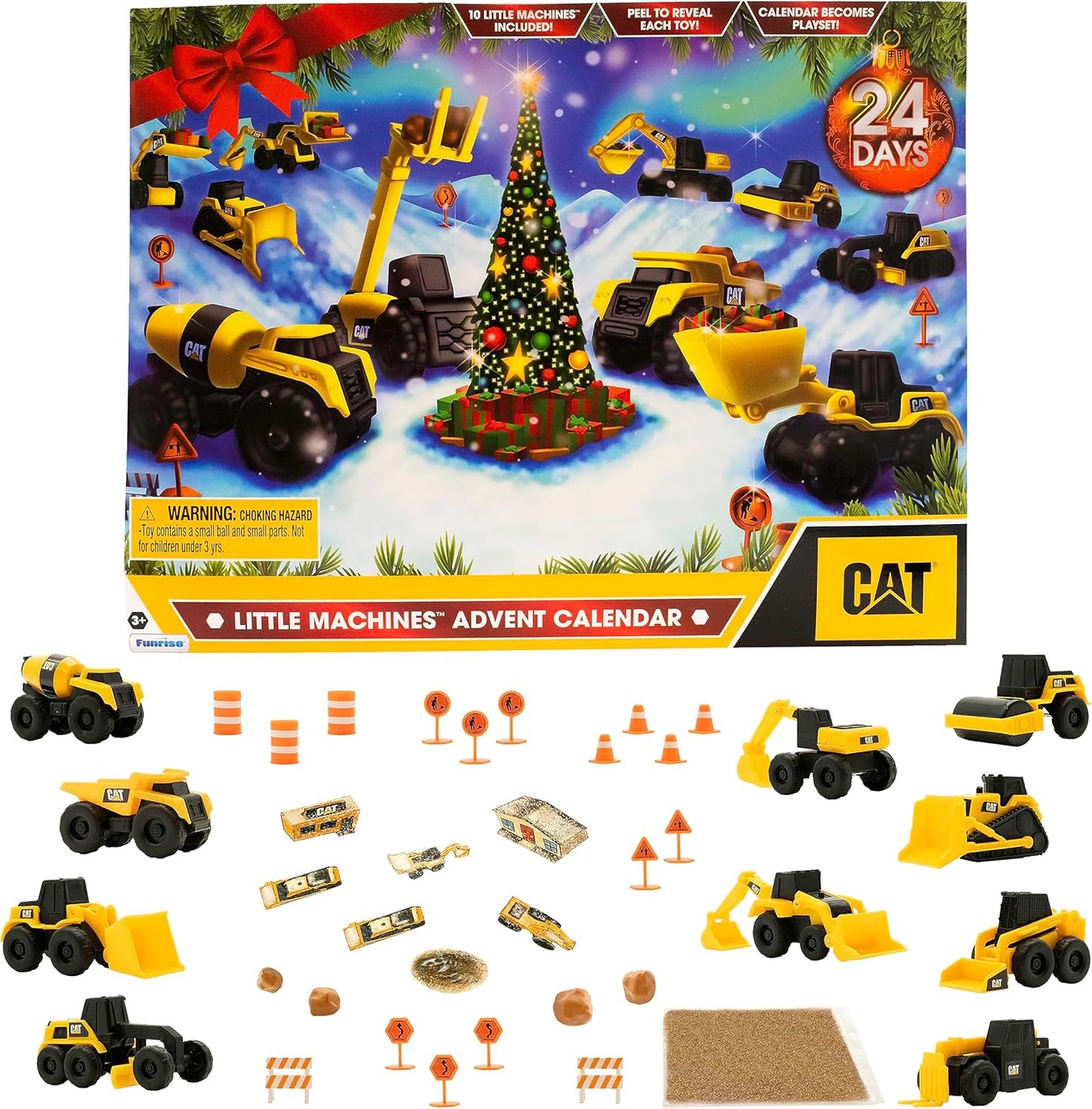 CAT - Juguetes de construcción, calendario de Adviento