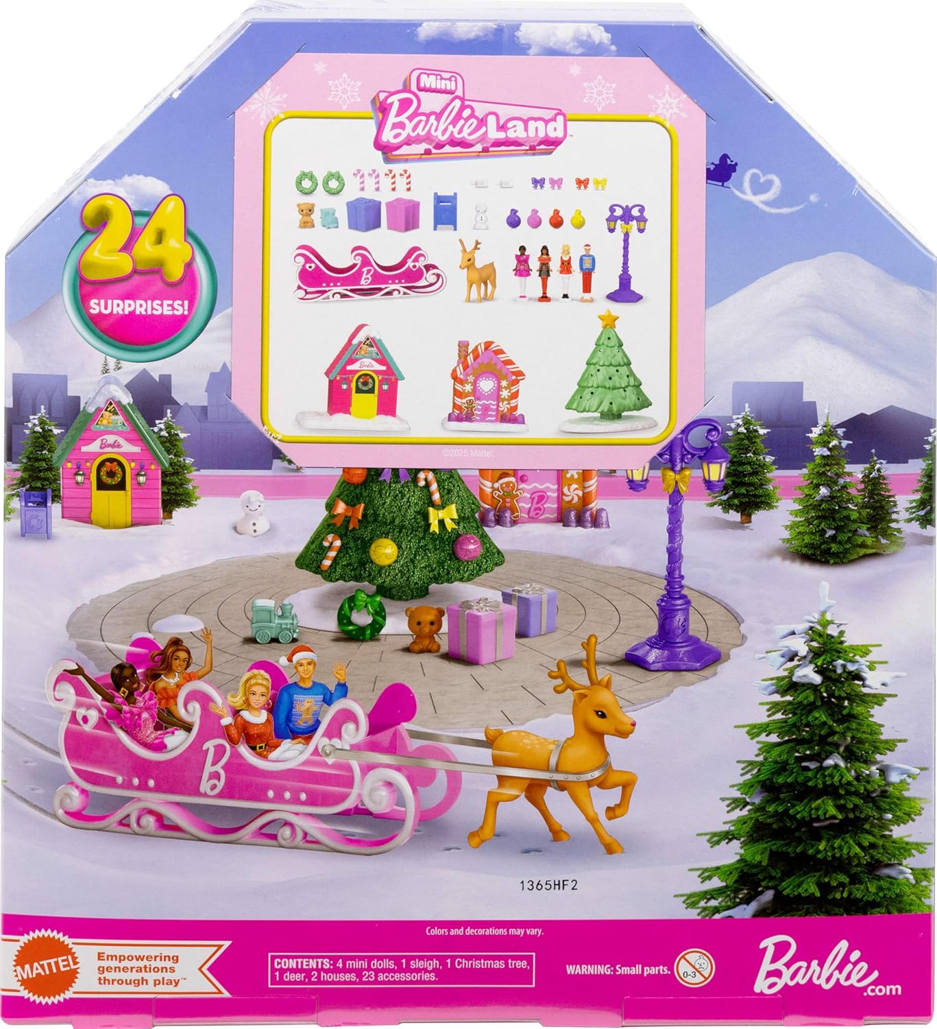 Calendario de Adviento coleccionable de Barbie