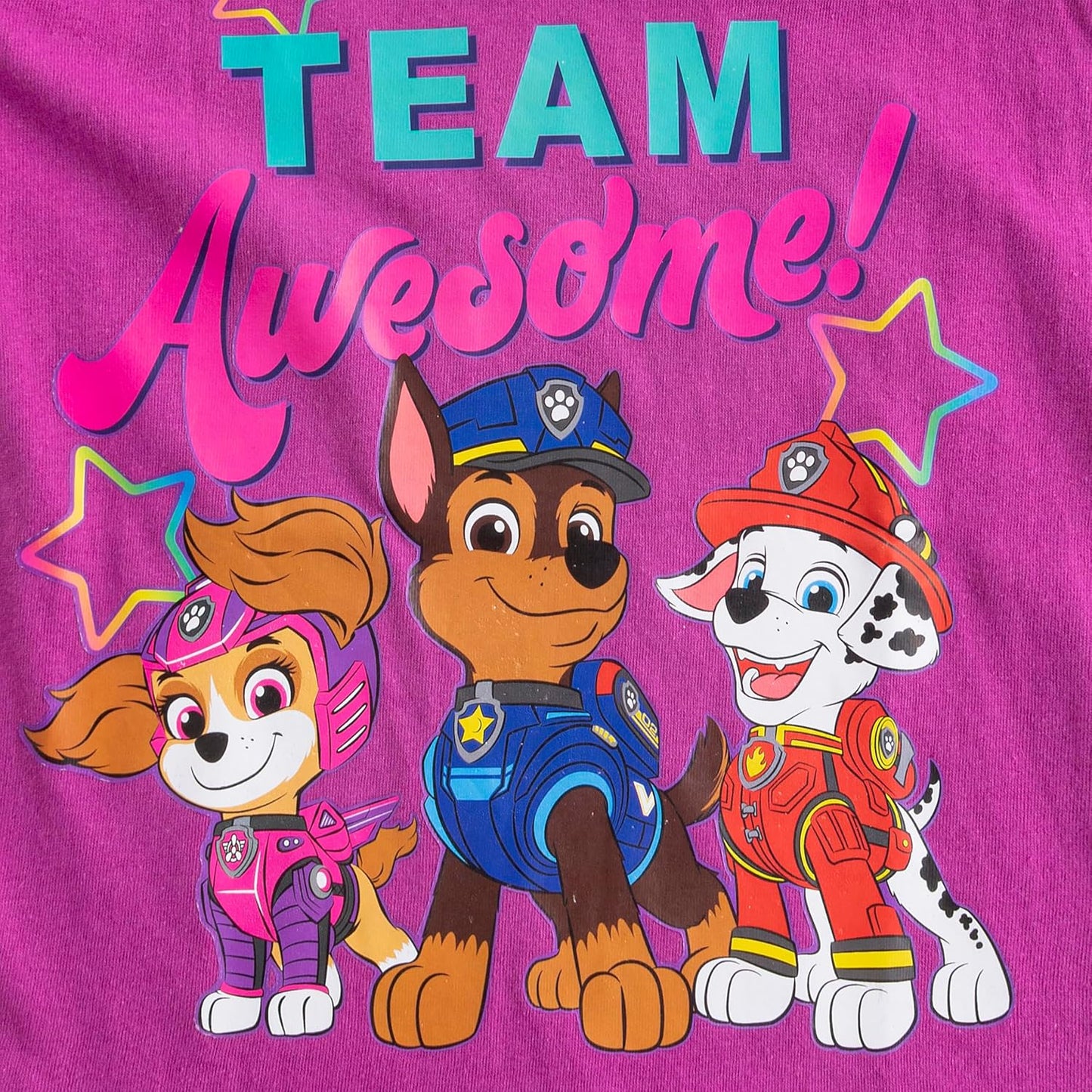 Nickelodeon Paquete de 3 camisetas Ropa Niña Paw Patrol