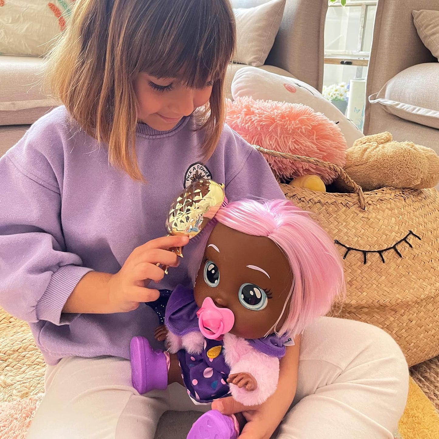 Cry Babies Dressy Fantasy Phoebe - Muñeca bebé de 12 pulgadas