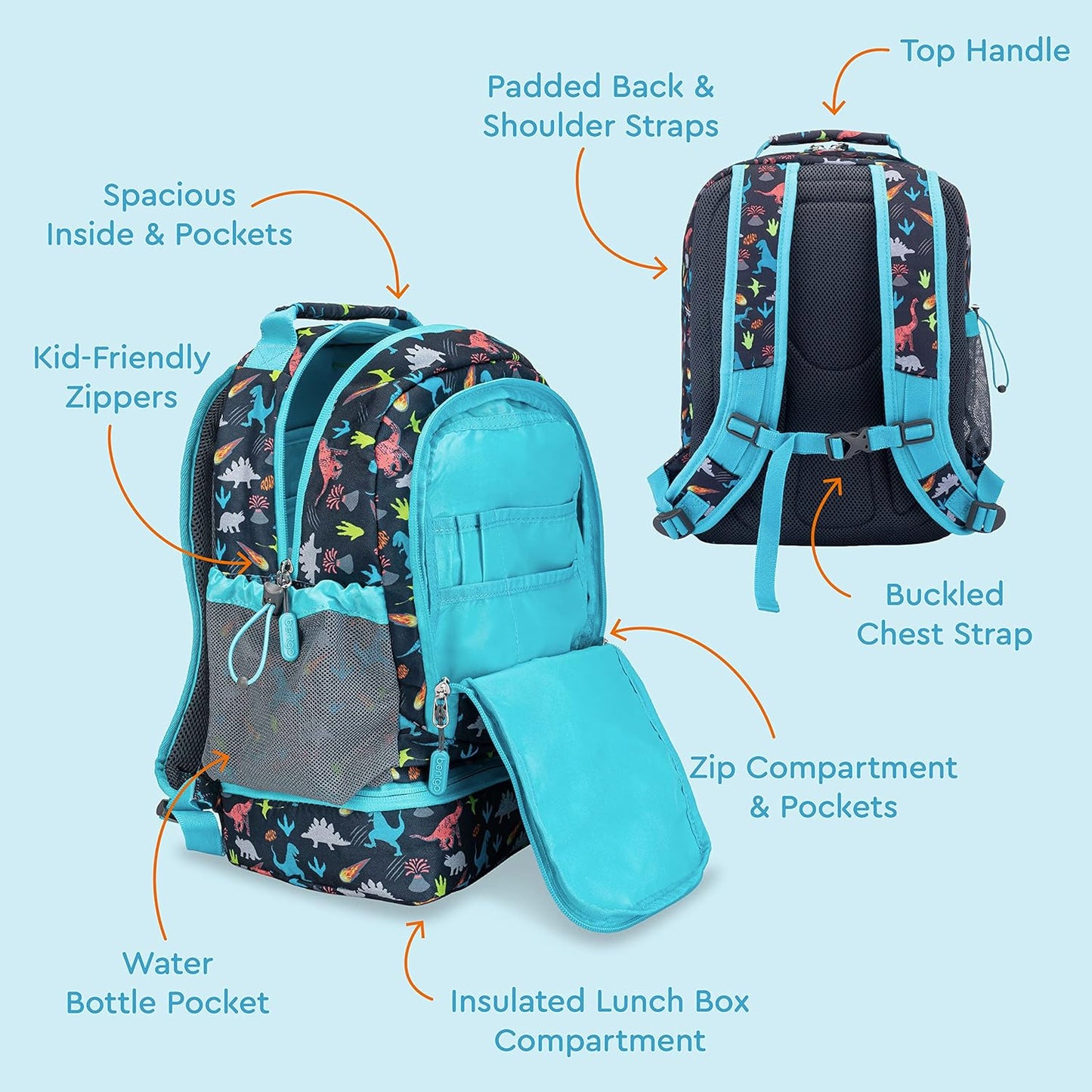Bentgo® Mochila ligera y duradera de 16 pulgadas