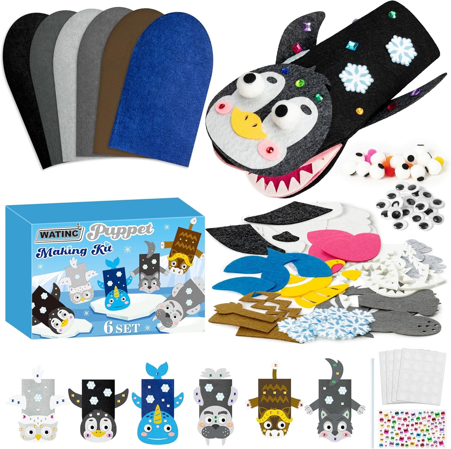 Kit para hacer marionetas de mano