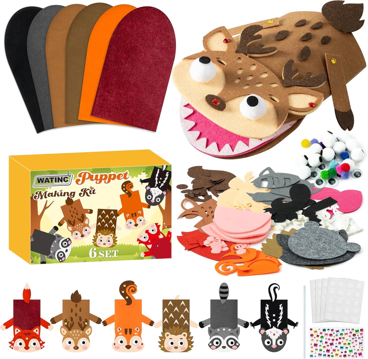 Kit para hacer marionetas de mano