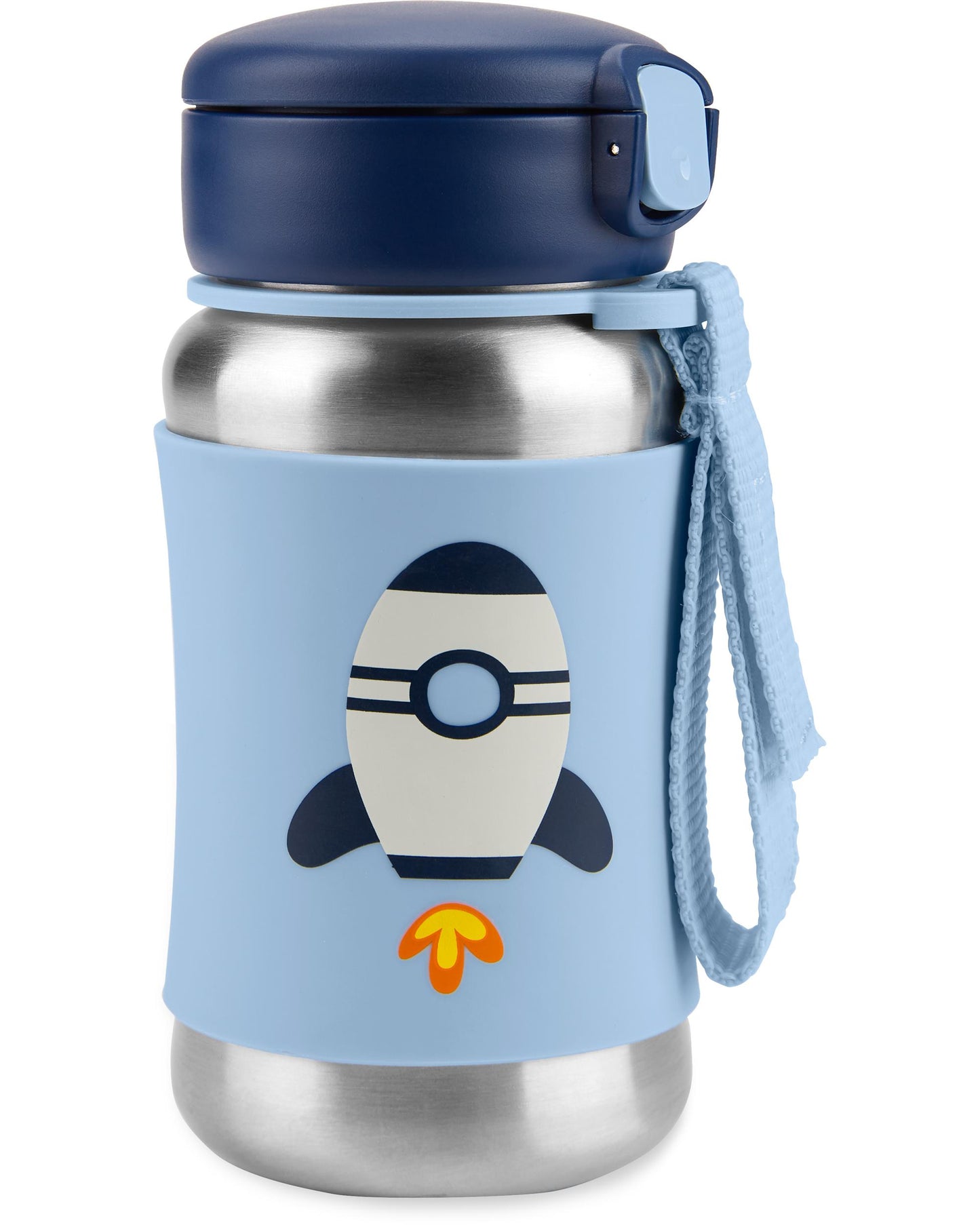 Skip Hop botella con popote de acero inoxidable