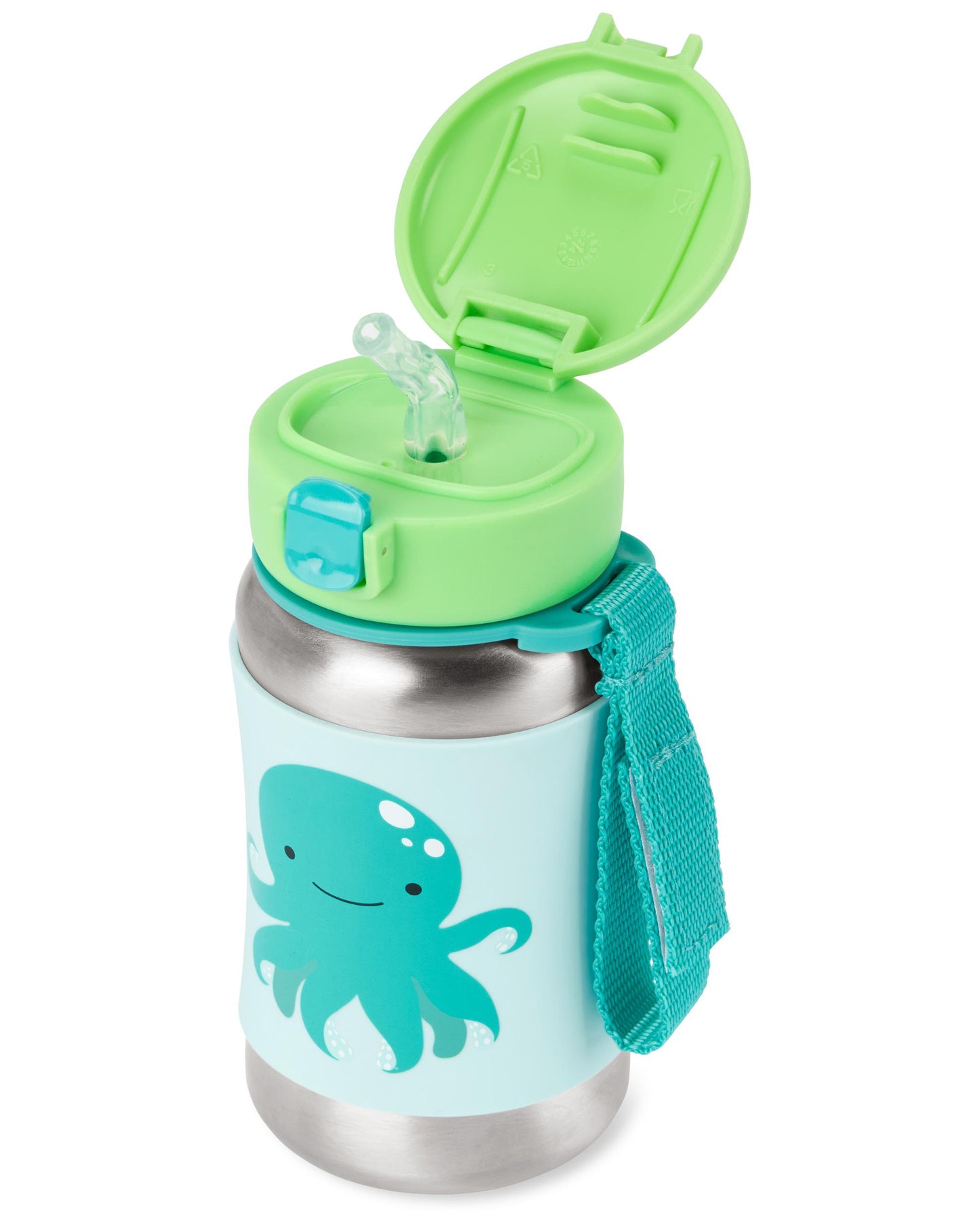 Skip Hop botella con popote de acero inoxidable