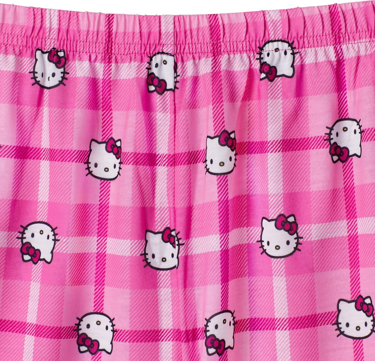 Hello Kitty Conjunto de 4 piezas de pantalones de pijama y camisa de dormir