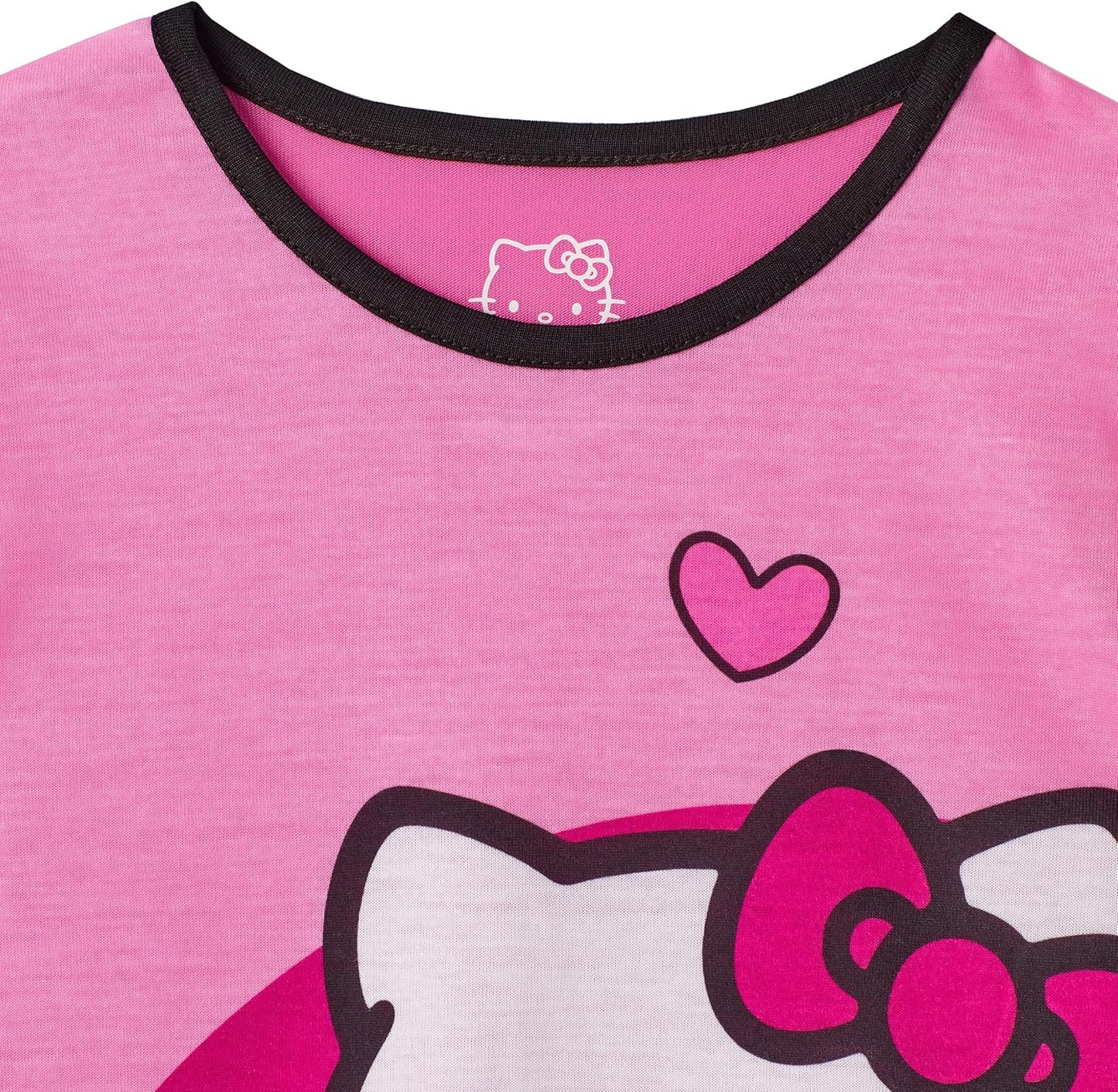 Hello Kitty Conjunto de 4 piezas de pantalones de pijama y camisa de dormir
