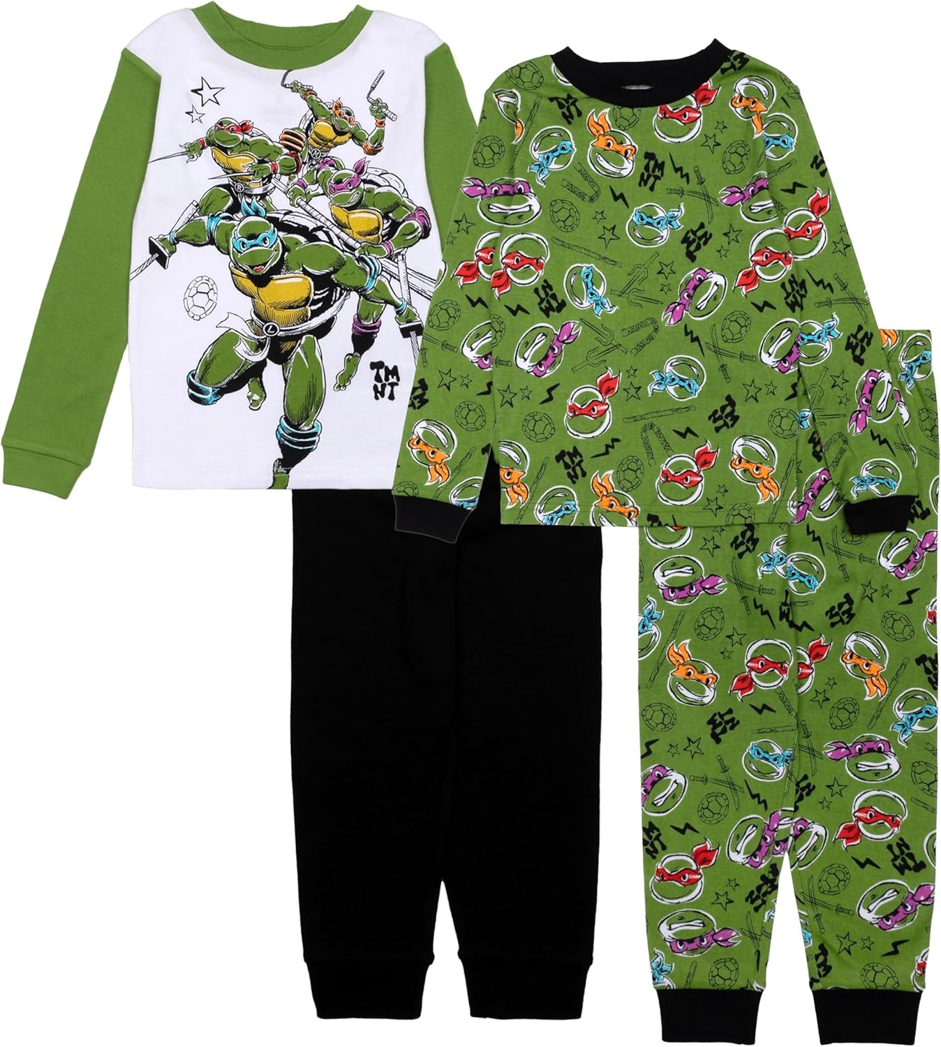 Nickelodeon Conjunto de pijama de algodón Tortujas Ninja