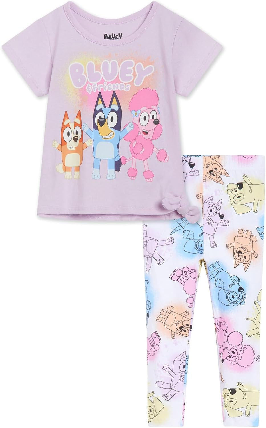 Bluey Conjunto de camiseta y leggings para niñas