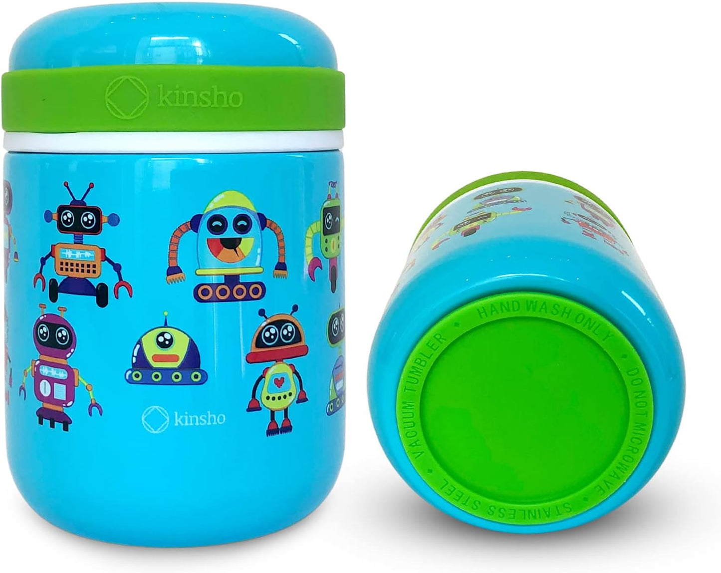 Tarro de alimentos de acero inoxidable aislado Kinsho