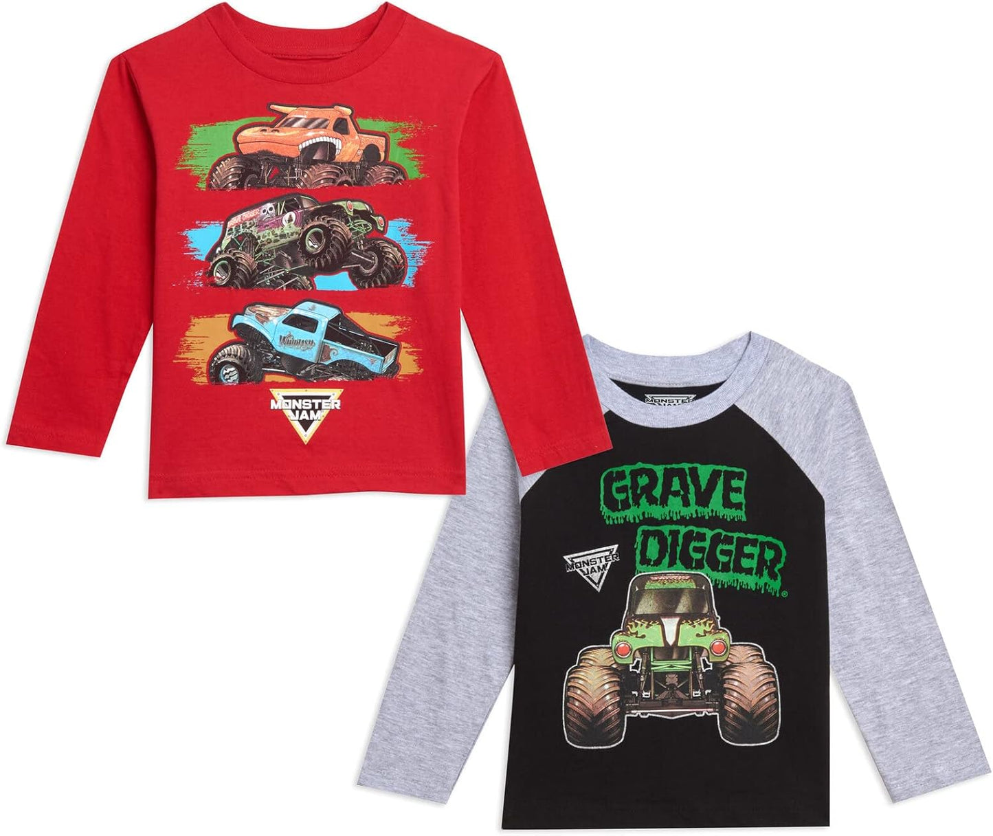Monster Jam Paquete de 2 camisetas